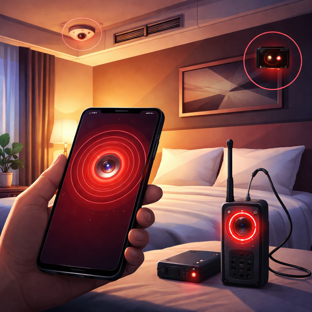 Akıllı Telefonlar Gizli Kameraları Tespit Edebilecek