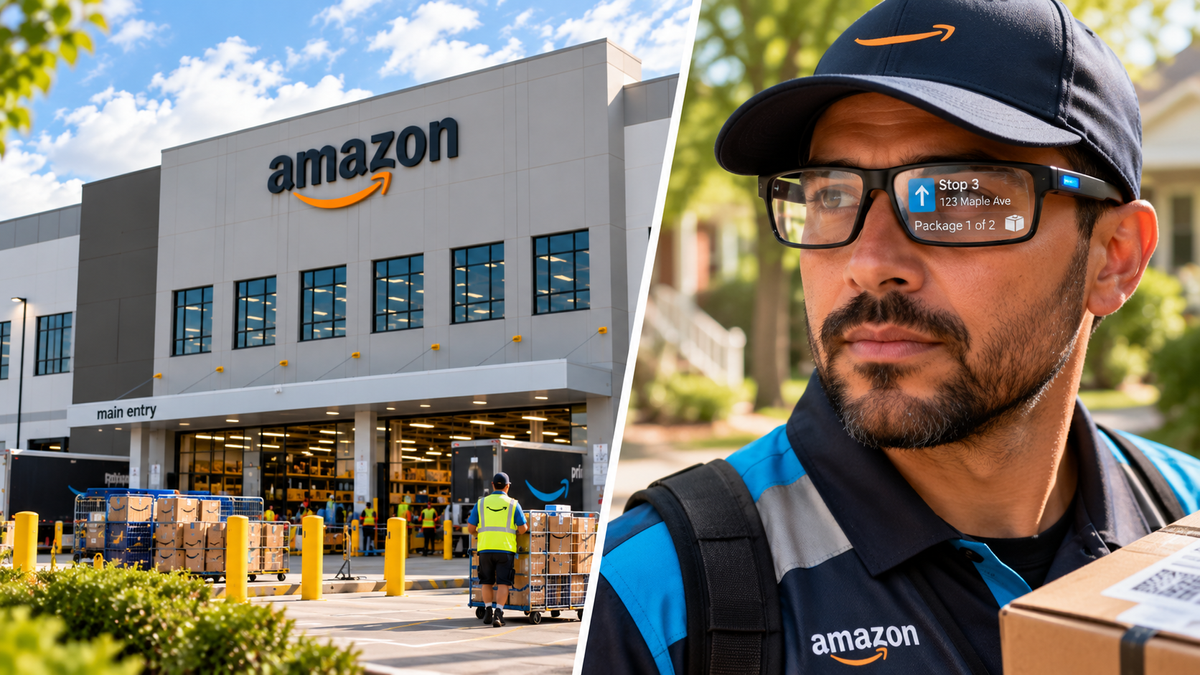 Amazon, Teslimat Sürücülerine Yapay Zeka Gözlükleri Dağıtıyor