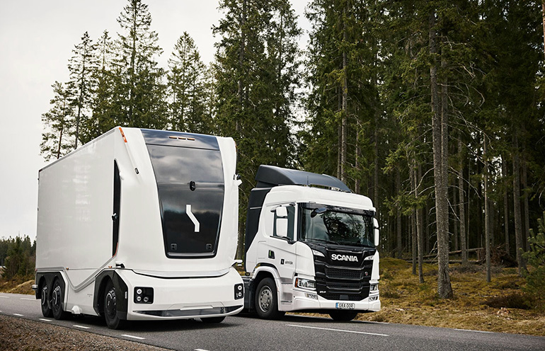 DAF Trucks ve Einride, Otonom Elektrikli Taşımacılıkta İş Birliği Yapıyor