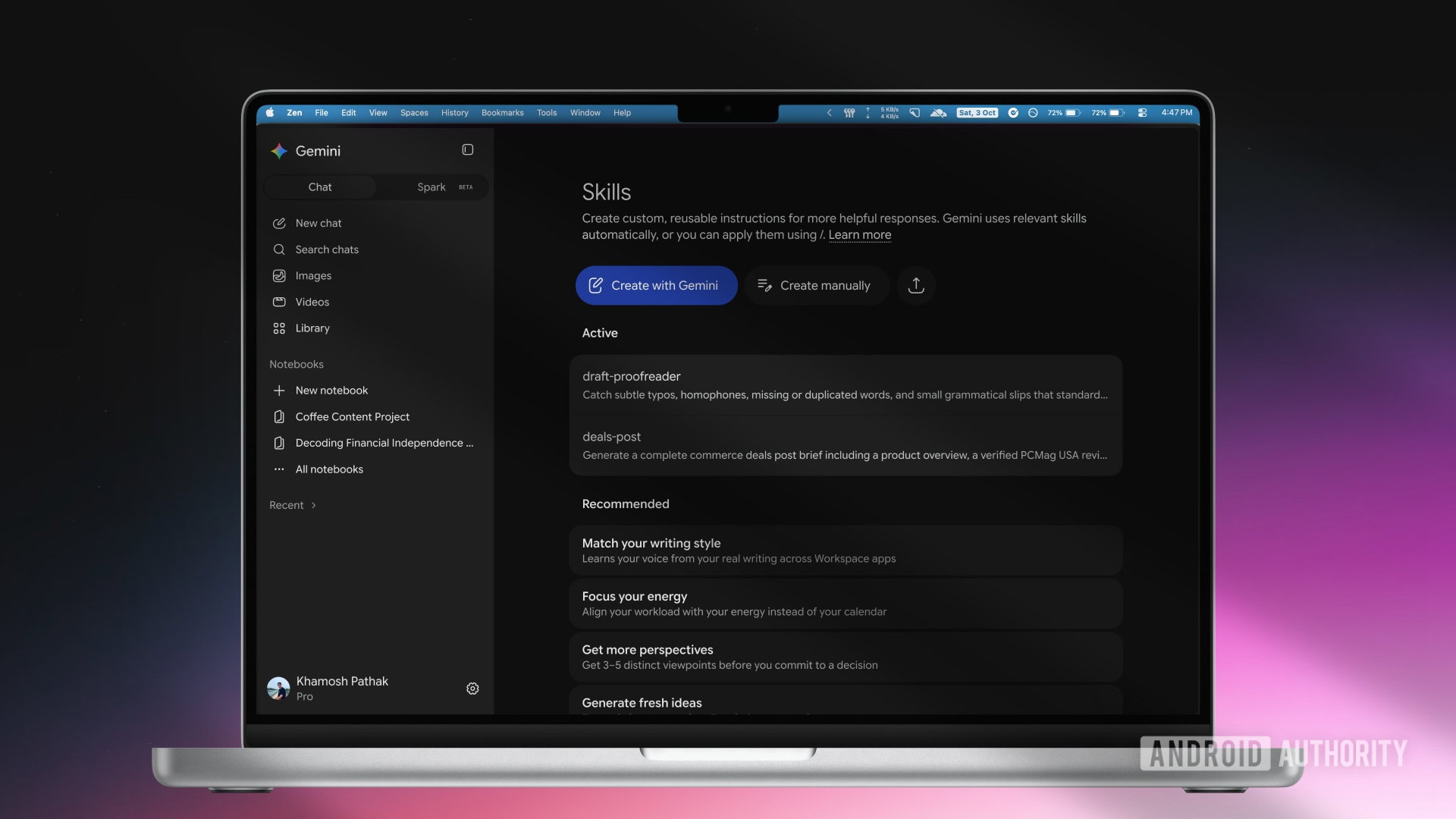 Google, Gemini Gems'i Skills ile Değiştirdi: Yeni Özellikler Neler?