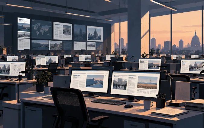 Otonom Ajanslarla Yönetilen Yapay Zeka Tabanlı Haber Odaları
