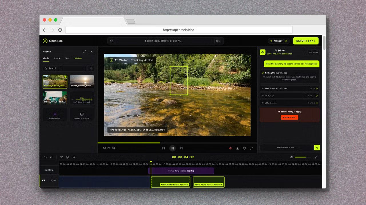 Tarayıcıda Video Düzenleme: OpenReel ile Kolay ve Ücretsiz Çözüm