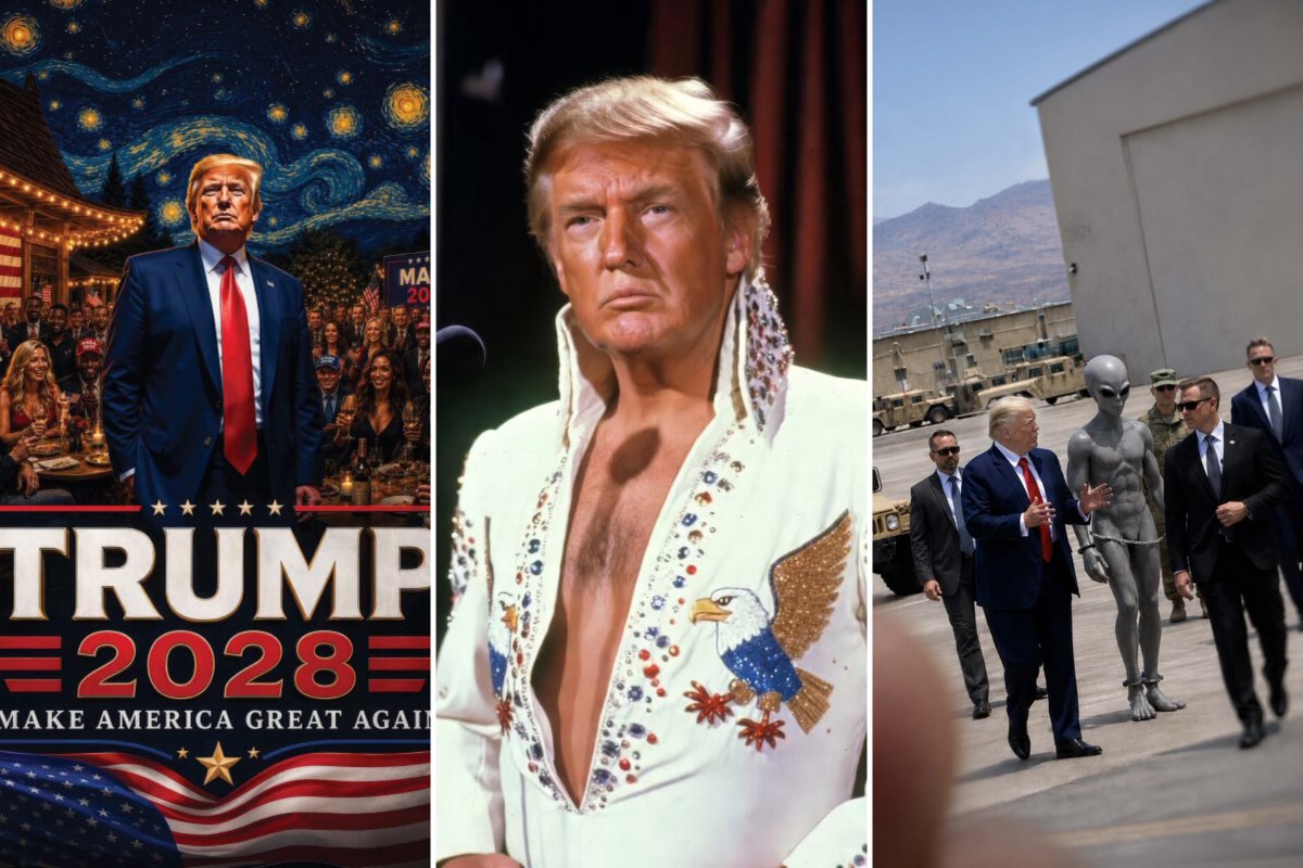 Trump'ın AI Görselleri: Uzaylılar, Elvis ve Tarihi Figürlerle Dolu Paylaşımlar