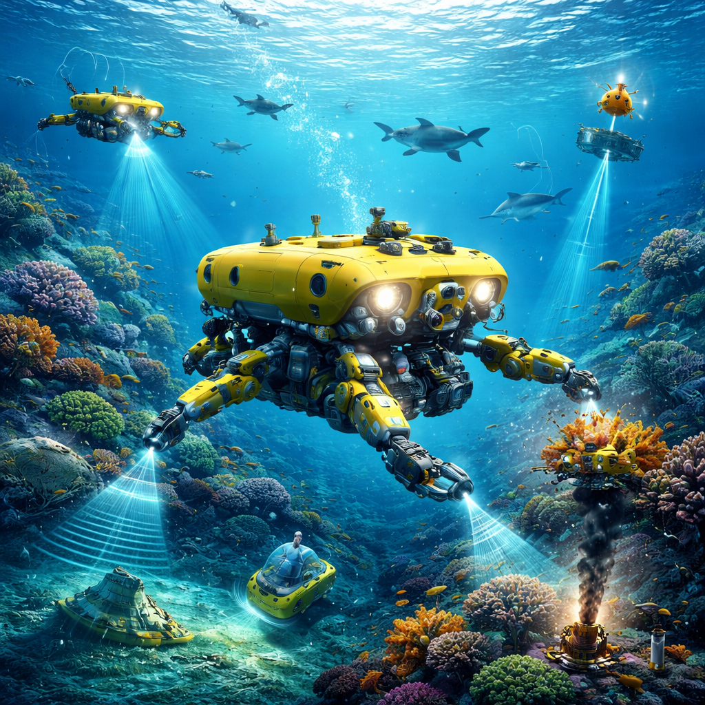 Yeni Su Altı Robotu Okyanus Araştırmalarını Değiştirebilir
